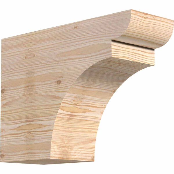 Ekena Millwork Yorktown Smooth Rafter Tail, Douglas Fir, 5 1/2"W x 12"H x 16"L RFT06X12X16YOR00SDF - main